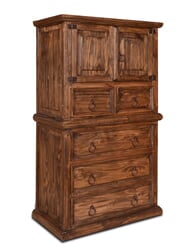 Santa Rosa Rustic Chest W/ Cabinet Santa Rosa Rustic Chest W/ Cabinet