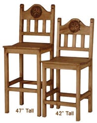 Lone Star Wood Bar Stool Lone Star Wood Bar Stool