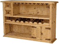 Cantina Rustic Pine Bar w/ Tile Top Cantina Rustic Pine Bar w/ Tile Top