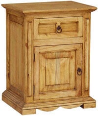 Santa Fe Rustic Night Stand L Santa Fe Rustic Night Stand L