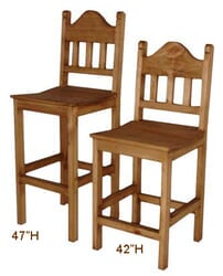 Rustico Pine Bar Stool Rustico Pine Bar Stool