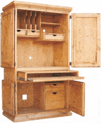 Hidalgo Rustic Computer Armoire Hidalgo Rustic Computer Armoire