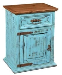 Corona Turquoise Night Stand Corona Turquoise Night Stand