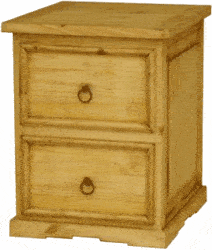 Rustic File Cabinets, Wood File Cabinet, Pine File Cabinet - Laredo Rustic Wood Filing Cabinet