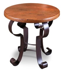 Mallorca Round Copper Side Table Mallorca Round Copper Side Table