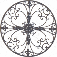 Wrought Iron Wall Decor.