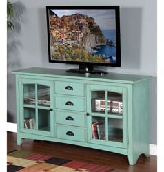 Jalisco Robins Egg Blue 64" TV Console Jalisco Robins Egg Blue 64" TV Console