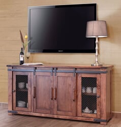 Parota Rustic 70" TV Stand W/ Cabinet Doors Parota Rustic 70" TV Stand W/ Cabinet Doors