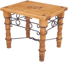 Rustic Star End Table Rustic Star End Table