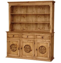 Sierra Large Star China Cabinet Hutch Sierra Large Star China Cabinet Hutch