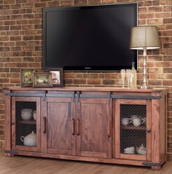 Parota Rustic 80" TV Stand W/ Cabinet Doors Parota Rustic 80" TV Stand W/ Cabinet Doors