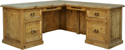 Santa Rita Rustic L-Shaped Desk Santa Rita Rustic L-Shaped Desk