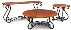 Laredo Copper Top Living Room Set Laredo Copper Top Living Room Set