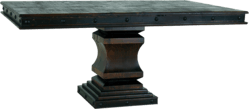 Granada Rustic Pedestal Dining Table Granada Rustic Pedestal Dining Table