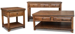 San Cristobal Rustic Occasional Table Set San Cristobal Rustic Occasional Table Set