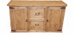 Hidalgo Office Rustic Credenza w/ File Cabinets Hidalgo Office Rustic Credenza w/ File Cabinets