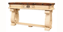 Colonial White Rustic Console Table Colonial White Rustic Console Table