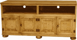 San Luis 60" Rustic TV Stand w/ Legs San Luis 60" Rustic TV Stand w/ Legs