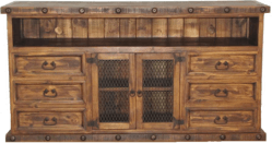Old West Rustic 70" TV Stand Old West Rustic 70" TV Stand