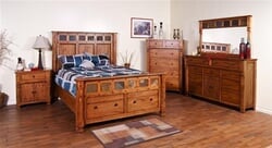 Arizona Rustic Oak Bedroom Set Arizona Rustic Oak Bedroom Set