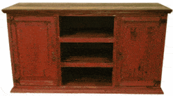 San Carlos Antique Red 60" TV Stand San Carlos Antique Red 60" TV Stand