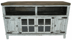 Santa Fe Antique White 60" TV Stand Santa Fe Antique White 60" TV Stand