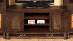 Cordoba Rustic 60" TV Stand w/ Metal Base Cordoba Rustic 60" TV Stand w/ Metal Base
