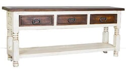Lyon Antique White Sofa Table Lyon Antique White Sofa Table