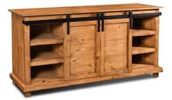 Sonoma Barn Door 66" TV Stand Honey Finish Sonoma Barn Door 66" TV Stand Honey Finish
