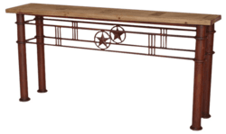 Lone Star Iron Console Table Lone Star Iron Console Table