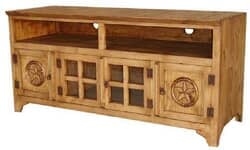 Hacienda Rustic TV Stand w/ Stars 70" Hacienda Rustic TV Stand w/ Stars 70"