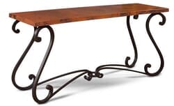 Laredo Copper Console Table 65" Laredo Copper Console Table 65"