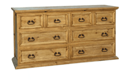 Santa Rita Rustic Dresser W/ 8 Drawers Santa Rita Rustic Dresser W/ 8 Drawers