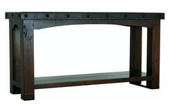 Granada Rustic Sofa Table W/ Shelf Granada Rustic Sofa Table W/ Shelf