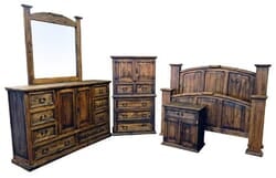 Santa Rosa Rustic Mansion Bedroom Set Santa Rosa Rustic Mansion Bedroom Set