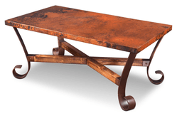 Ridge Rectangular Copper Coffee Table Ridge Rectangular Copper Coffee Table
