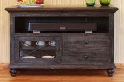 Rustic Vintage Black 52" TV Stand Rustic Vintage Black 52" TV Stand