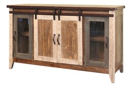 Aspen Antique Multi Color Barn Door 60" TV Stand Aspen Antique Multi Color Barn Door 60" TV Stand