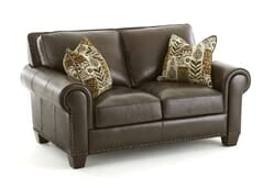 Taos Leather Love Seat Taos Leather Love Seat