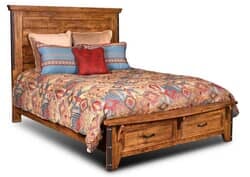 Urban Rustic Storage Bed W/ Drawers King Urban Rustic Storage Bed W/ Drawers King
