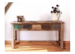 Aspen Antique Multi Color Console or Sofa Table Aspen Antique Multi Color Console or Sofa Table