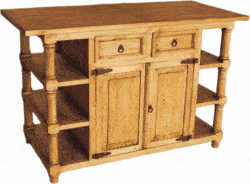 Corona Wood Rustic Kitchen Island Corona Wood Rustic Kitchen Island