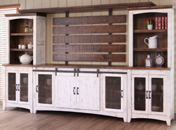 Puebla White Wash Entertainment Wall Unit Puebla White Wash Entertainment Wall Unit