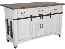 Puebla Rustic White Wash Kitchen Island Puebla Rustic White Wash Kitchen Island