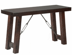 Modesto Rustic Mahogany Console Table Modesto Rustic Mahogany Console Table