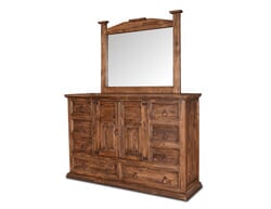 Santa Rosa Rustic Dresser & Mirror Santa Rosa Rustic Dresser & Mirror