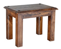 Old West Rustic End Table Old West Rustic End Table