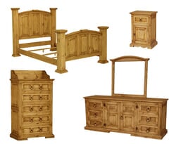 Santa Fe Rustic Bedroom Set Santa Fe Rustic Bedroom Set