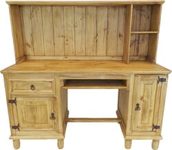Sierra Rustic Computer Desk W/ Hutch Sierra Rustic Computer Desk W/ Hutch