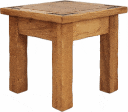 Sierra Rustic Lodge Square End Table Sierra Rustic Lodge Square End Table